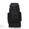 Health trekking travel 3 colors men's large capacity pocket backpack BS-19 Black/FREE 2ea