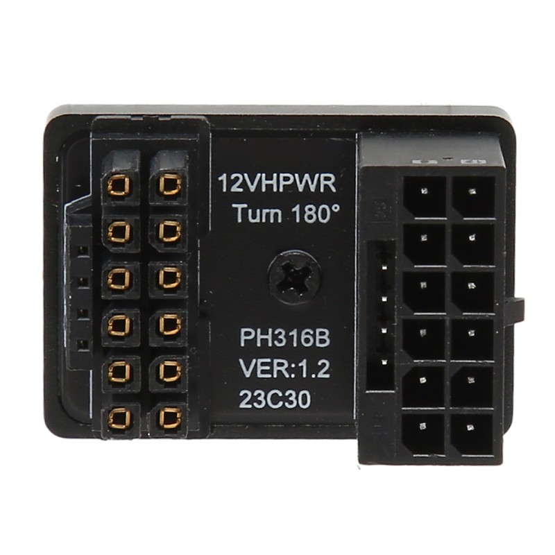 ATX 16Pin Male to 16pin Female 180 Degree Angled Adapter