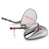 8mm Chrome Tapered Motorcycle Teardrop Rearview Side Mirrors For Harley