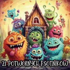 21 Potwornych Psotników: Książka Obrazkowa dla Dzieci w Wieku 4-8 Lat | Bajka na Dobranoc dla Dzieci | Odkrywanie Tajemniczego Życia Domowych Stworzeń