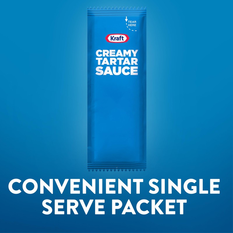 Kraft Creamy Tartar Sauce Packet Single Serve Packet (0.44 oz