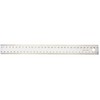 Wedo 525130 Steel Ruler With Cork Backing, 30 cm, Silver