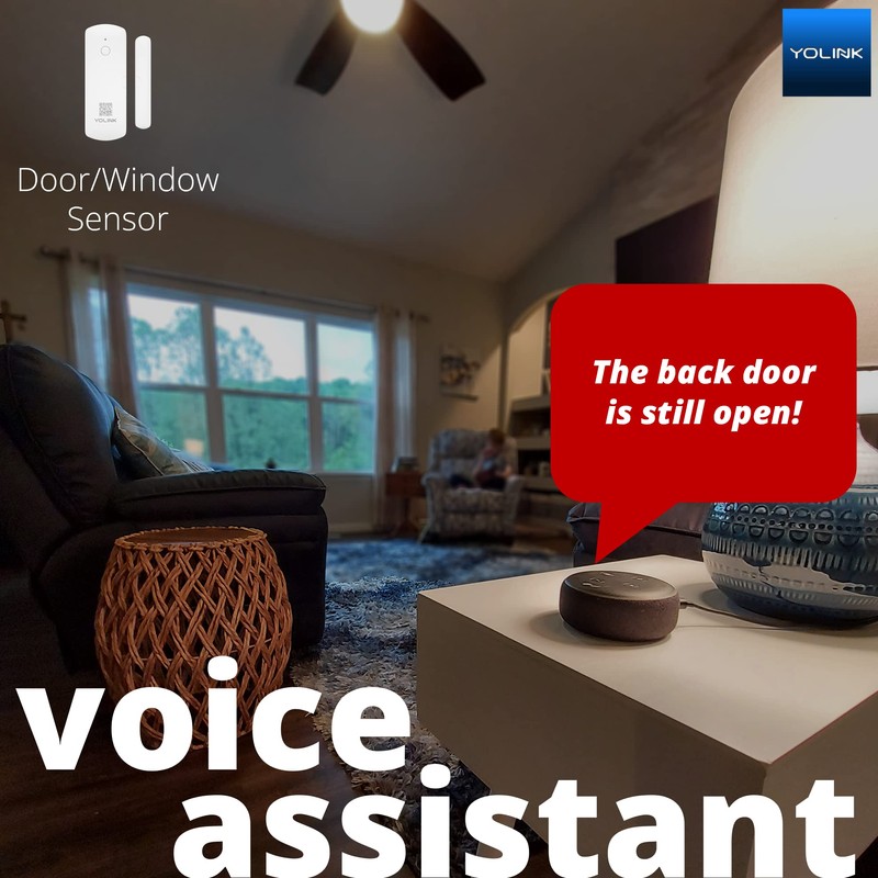 YoLink Door Sensor, 1/4 Mile World's Longest Range Smart Home