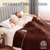 greenoak Heated Blanket Electric King Size 100"X90" Dual Control, Heating