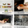 Refractario Bandeja Para Hornear 2.2l Y 2contenedores 370ml
