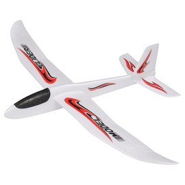 Toyvian Kids Airplane Glider Airplane Toys, 39 Inch Large Throwing Foam Planes, 2 Flight Mode Glider Toy for Kids Birthday Party Favors Outdoor Yard Games for Children Kids Polypropylene Airplane