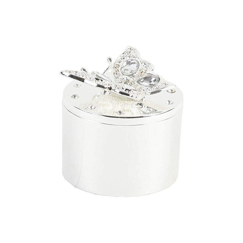 Butterfly and Crystals Trinket Box New & Boxed