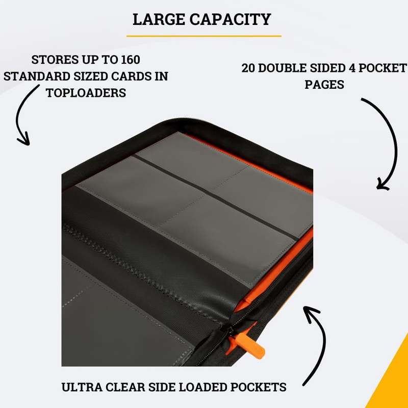 Card Guardian - Toploader binder 4 tasche sammelkarten album mit