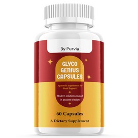 Purvia Glyco Genius Capsules with Strength Formula Wellness Support, USA  (60 Capsules)