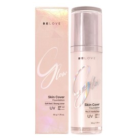 Be Love Glow Skin Cover Foundation No. 21 Vanilla Beige SPF42 50g Glow Glow Skin Pores / 비러브 글로우 스킨 커버 파운데이션 21호 바닐라베이지 SPF42 50g 광채 윤광피부 모공