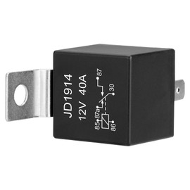Weasch 4 Pack JD1914 Car Relay, 12V 40A, 5 Pins SPDT, Automotive Switches and Starters, Waterproof Relay for Boat Tractor Truck Motorcycle (4)
