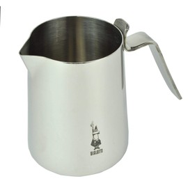 Bialetti 0001808 Milchkännchen Edelstahl, Rostfreier Stahl, Silber, 20 cm