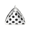 DSSWTP Polka Dot Black White Tissue Box Cover Rectangle PU