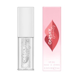 ONMAY Moisturizing Lip Plumper Gloss, Hydrating Lip Glow Oil, Nature Lip Oil, Lip Plumping Gloss Make Lips Fuller and Nourishing (bird of paradis(WH), 5ml)