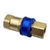 Ebrmeiwo A75 Quick Disconnect Fitting, 3/4 Inch, Automatic Thermal Shutoff,
