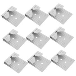 TEHAUX 10pcs Heavy Duty Picture Frame Hangers Versatile Mounting Brackets for Mirrors and Photo Frames Secure Fasteners for Home Decoration and Wall Mounting