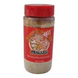 Meat Church Honey Hog Hot BBQ Rub and Seasoning for Meat and Vegetables, Gluten Free, 13 Ounces