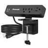 DEWENWILS Desk Clamp Power Strip, Desktop Power Station with 3