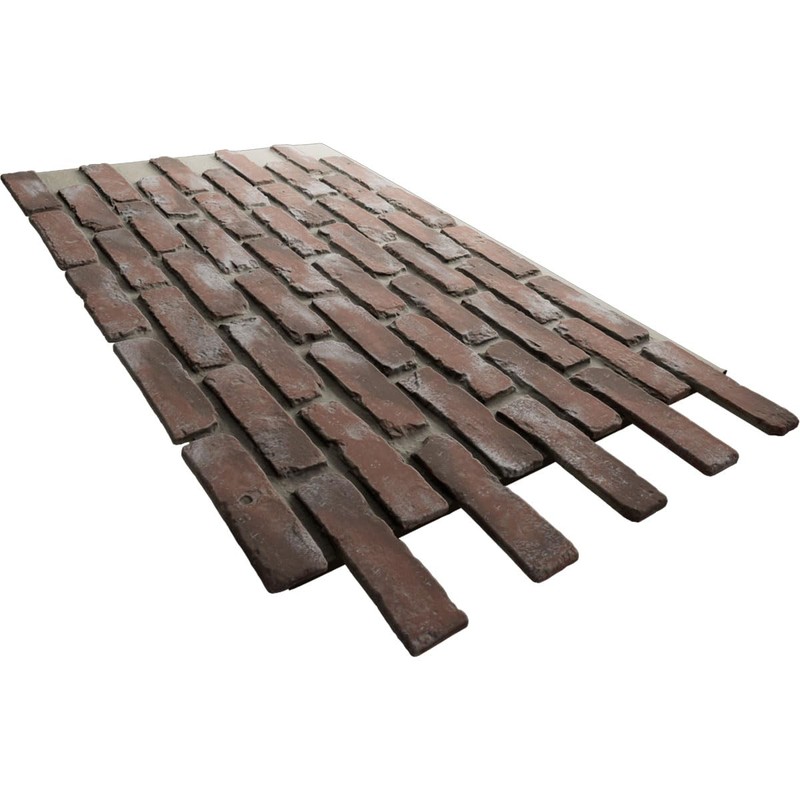 EverStone Aged Brick Faux Brick Panel, 46 7/8"W x 27"H