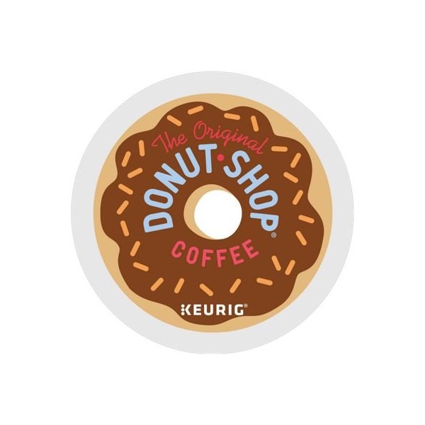 The Original Donut Shop, Regular, Single-Serve Keurig K-Cup Pods, Medium Roast Coffee, 72 Count (3 Boxes of 24 Pods)