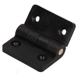 4 Pack Black Polymide Hinge Reinforced Plastic 40x48mm Italian Made Industrial