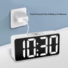 DreamSky Small Digital Alarm Clock for Bedroom, Large Big Numbers