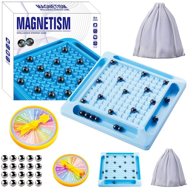 Magnetic Chess Game with Stones & Punishment Wheel, Brain Battle