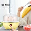 Egg Cooker, Multifunctional Mini Double Egg Cooker for Home, Quick
