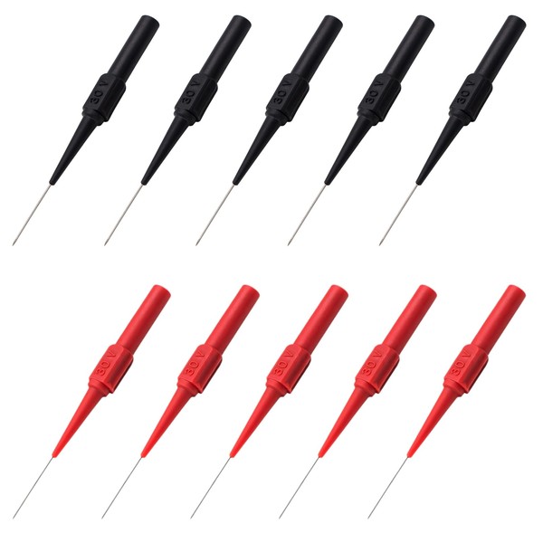 VILITI 10 Pieces Test Back Probe Pin,Multimeter Test Leads Power
