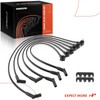 A-Premium - Juego de 6 cables de bujía de encendido