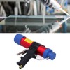 Pneumatic Glass Glue Gun Air Caulking Straight Adjustable Aluminum Power