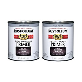 Rust-Oleum 8781502-2PK Stops Rust Flat Aluminum Primer, 32 FlOunce (Pack of 2)