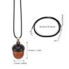 10PCS Wooden Nut Acorn Pendant Necklace Acorn Box Clasp Nylon