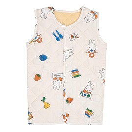 Nishikawa Miffy Sleeper for Babies, Juniors, Kids, Prevents Sleeping and Cooling! Adjusts Temperature Properly with Heating Warm, Light and Warm, Suitable for Children, From Baby to Junior