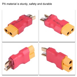 linxiaojix Conector De Enchufe RC, Enchufe RC Xt60 Hembra a T Dean Macho Enchufe RC Sin Adaptador De Cable Enchufe Adaptador De Enchufe RC Enchufe De Batería RC para Batería De Avión Modelo