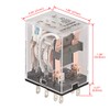 Heschen Gereral Purpose Power Relay HH52P-L 6VDC Coil 5A 240VAC/28VDC
