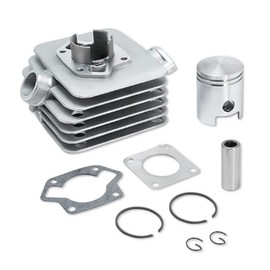 60 cc Big Bore Cylinder and 41 mm Engine Cylinder Piston Gasket Set Suitable for Simson S51, SR50, KR51 and Schwalbe Complete Kit Including Gaskets Performance Upgrades for 2-Stroke Engines