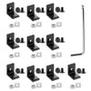 10pcs 2 Hole 2020 Series 90 Degree Inside Corner Bracket