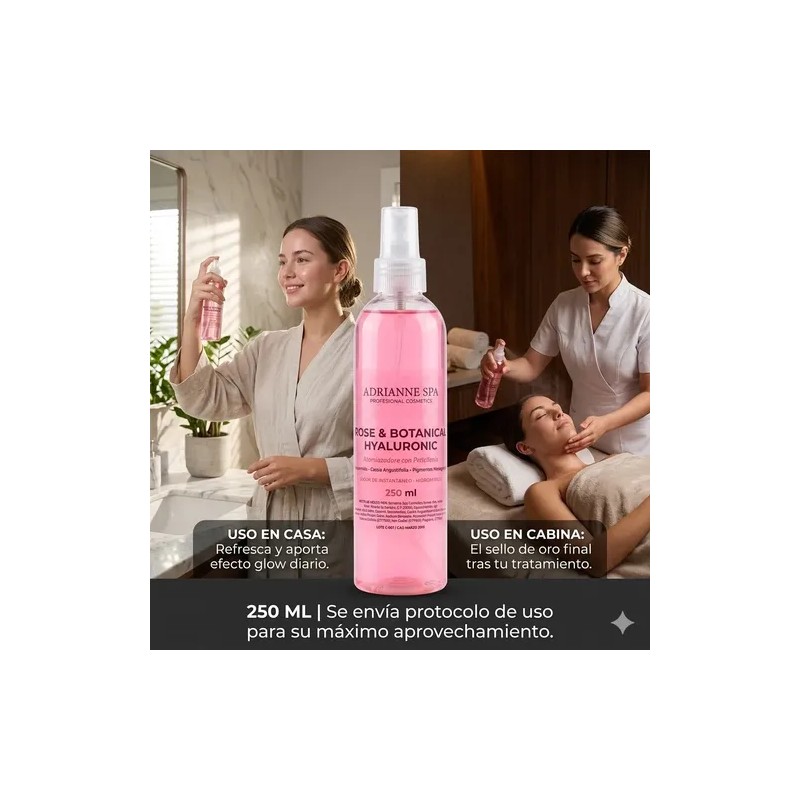 Tónico Piel Jugosa Efecto Glow Cierre Cabina Hialurónico