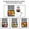 BABHAMNESS Bento Lunch Box with 8oz Soup Thermo,Kids Leakproof Lunch