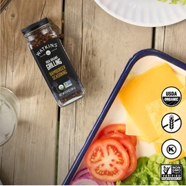 Watkins Organic Grilling Hamburger Seasoning, Non-GMO, Kosher, 3.6 Oz, 1-Pack