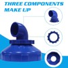 TUIBEIDAMAI Pool Inlet Nozzle 360° Rotatable, Pool Nozzle Adjustable, Pool