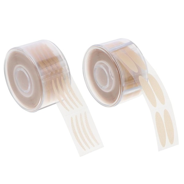 2Rolls/600Pairs Eyelid Tape Waterproof Natural Lifter Strips Single-Sided Lace Eyelid