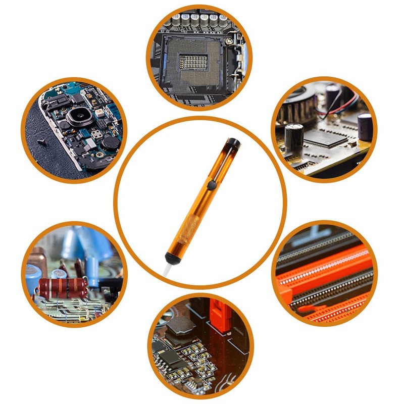 DWFEYOI Manual desoldering device for extracting tin, suction cup tin,