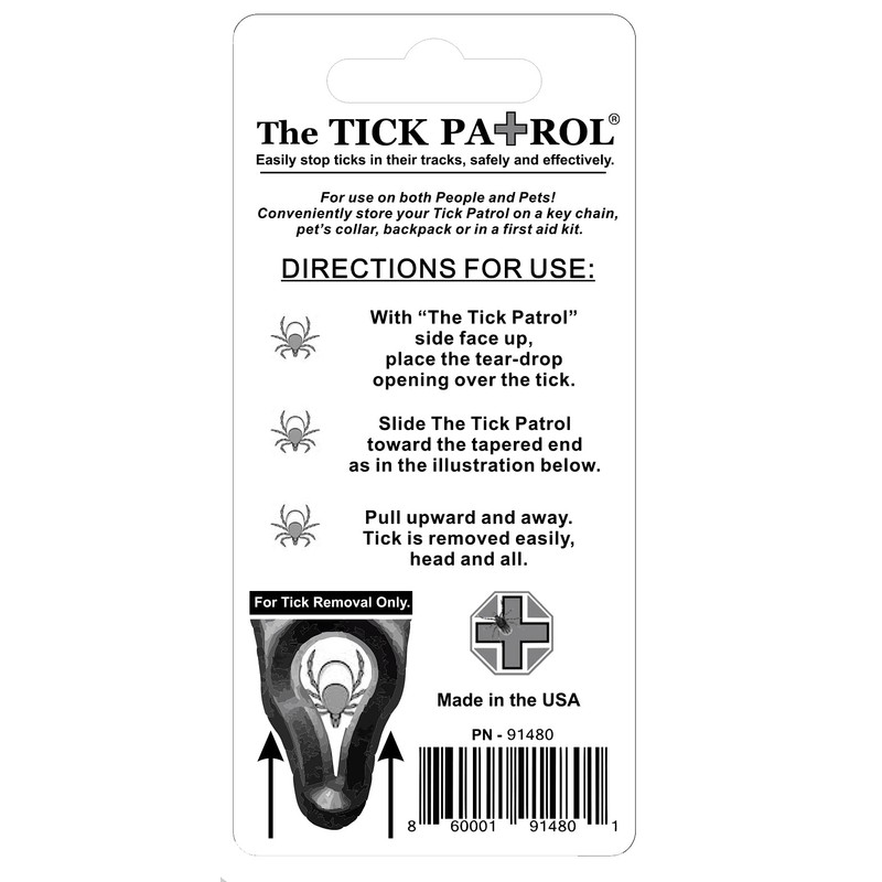 The Tick Patrol Tick Remover Tool for People & Pets,