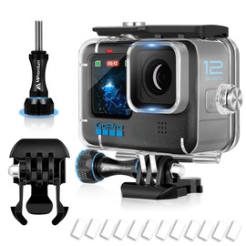 MiPremium Waterproof Case for GoPro Hero 13/12/11/10/9 Black Underwater Diving Housing with Accessories, Dive Kit for Hero13, 12, 11, 10, 9 Action Camera