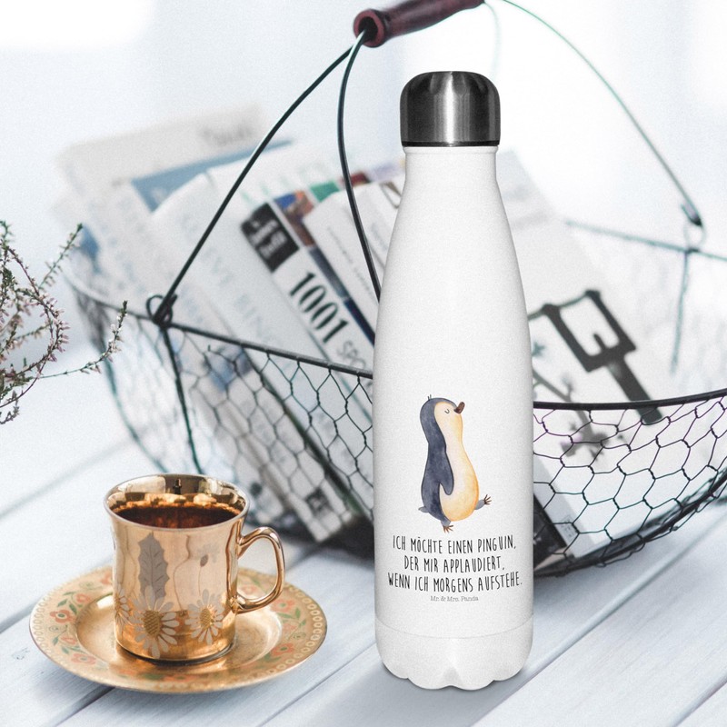 Mr. & Mrs. Panda Thermos Flask Penguin Marching - Gift,