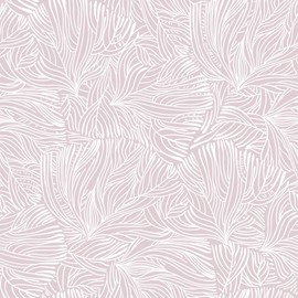 Heroad Boho Peel and Stick Wallpaper Pink and White Floral Contact Paper Modern Removable Self-Adhesive Wallpaper for Bedroom Living Room Cabinets Decoration Thicken Vinyl Roll 17.3" x 137"