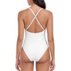 RELLECIGA Women's V Neck Cutout One Piece Swimsuit High Cut