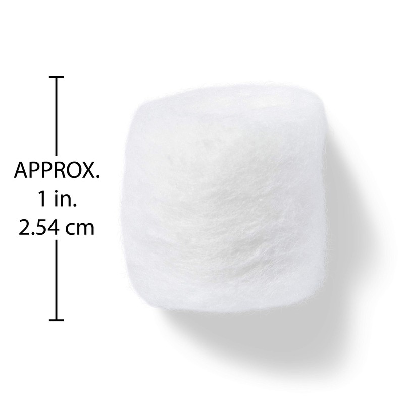 Simply Soft Premium Cotton Balls (600 Count), 100% Pure Cotton,